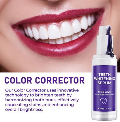 FALSH SALE 60% OFF + FREESHIP🔥V34 Teeth Whitening Serum ✨Dentist‑Developed Whitening Formula
