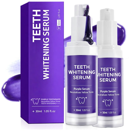 FALSH SALE 60% OFF + FREESHIP🔥V34 Teeth Whitening Serum ✨Dentist‑Developed Whitening Formula