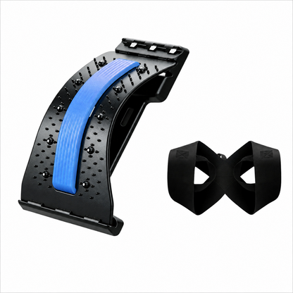 🧲60% OFF NOW🔥 Magnetic Lumbar Stretcher – Acupressure Massage, Portable Design & Relieves Back Pain