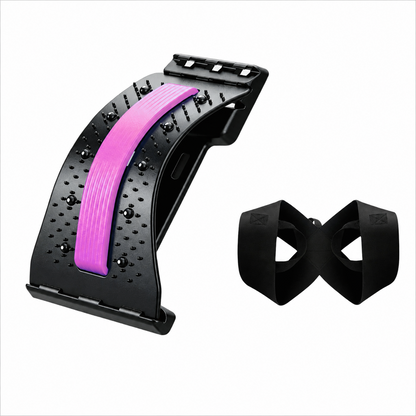 🧲60% OFF NOW🔥 Magnetic Lumbar Stretcher – Acupressure Massage, Portable Design & Relieves Back Pain