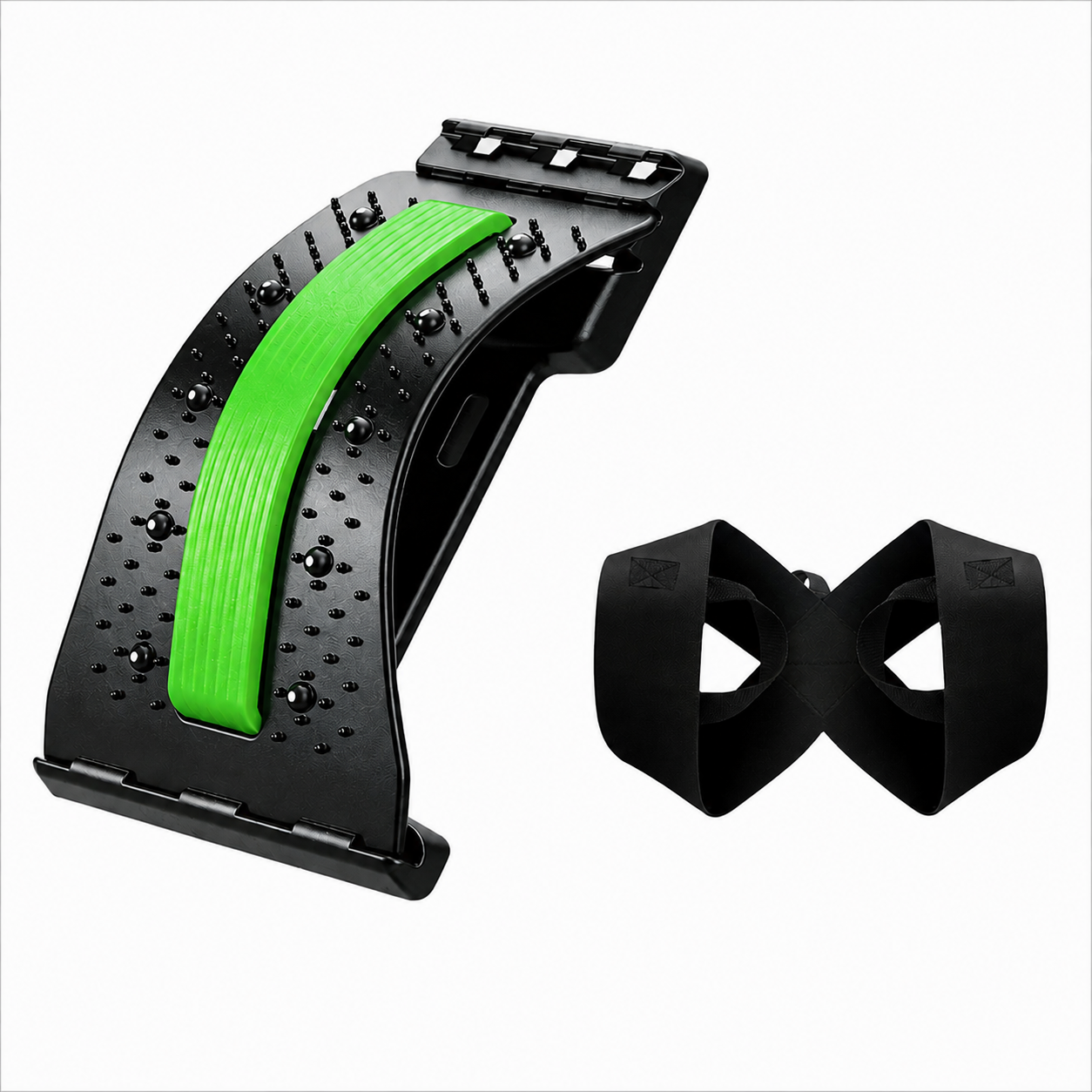 🧲60% OFF NOW🔥 Magnetic Lumbar Stretcher – Acupressure Massage, Portable Design & Relieves Back Pain