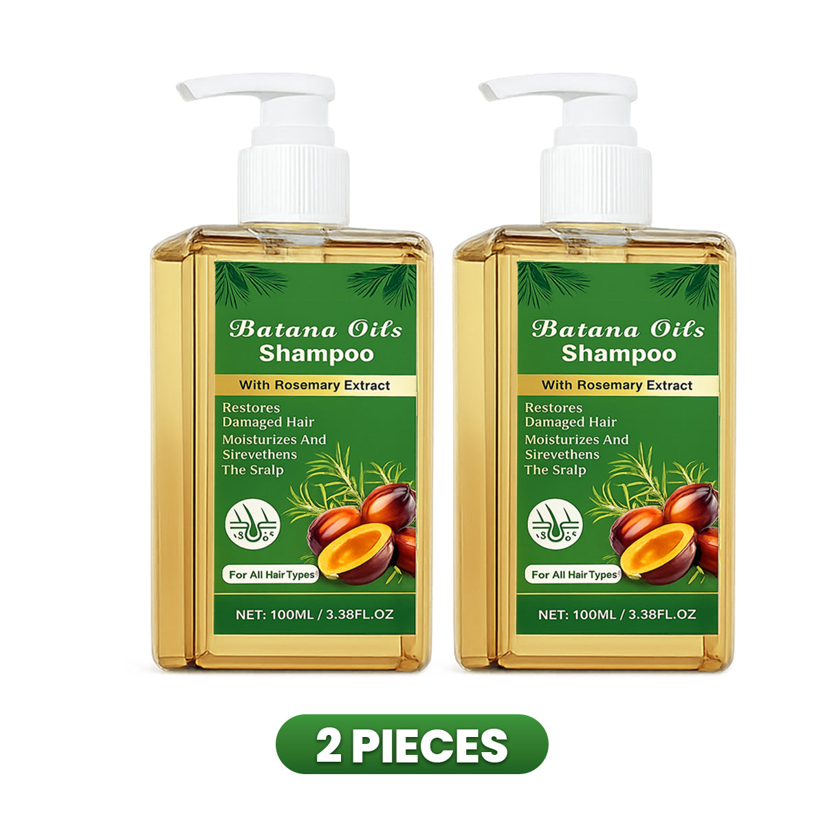 Batana Oil Shampoo with Rosemary Extract