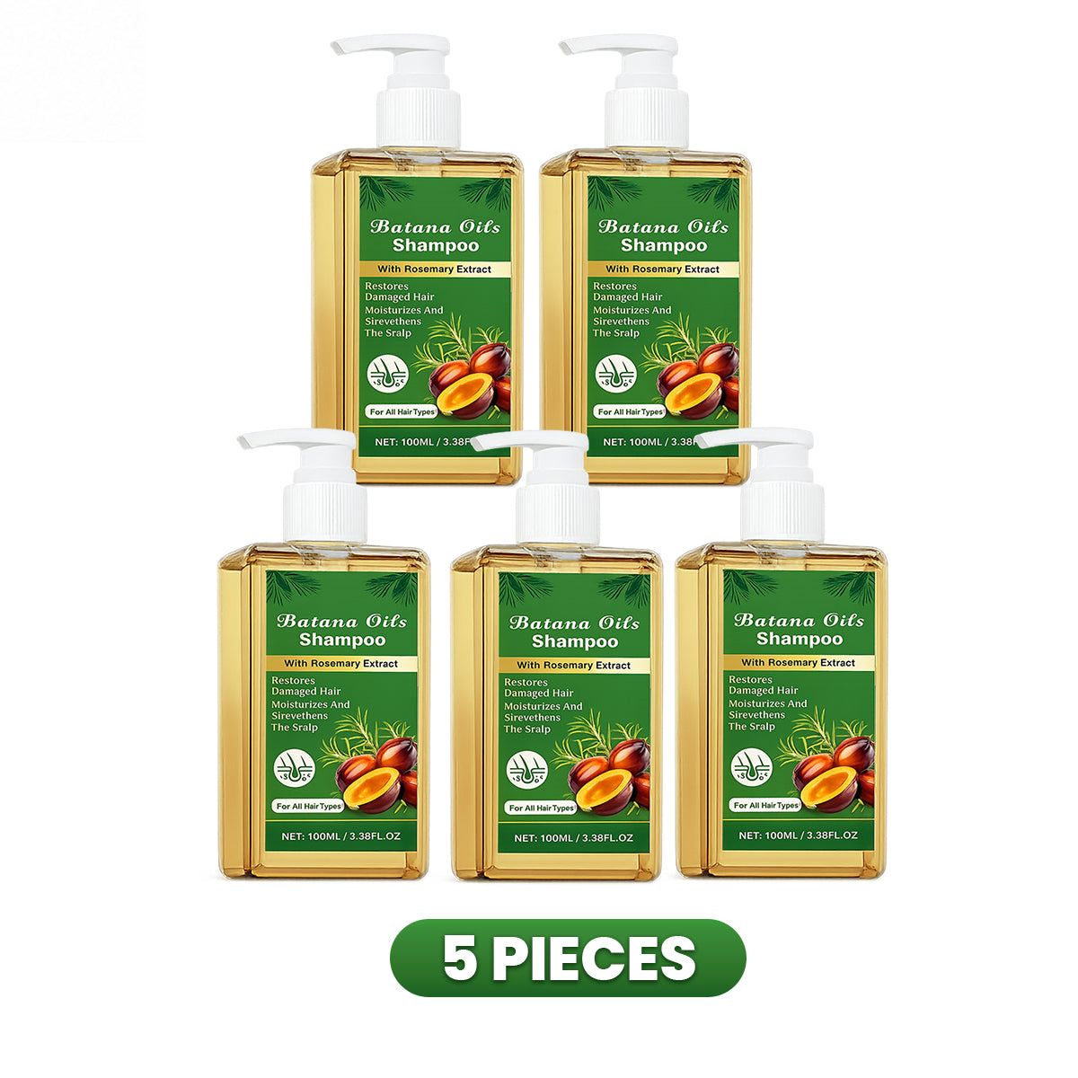 Batana Oil Shampoo with Rosemary Extract