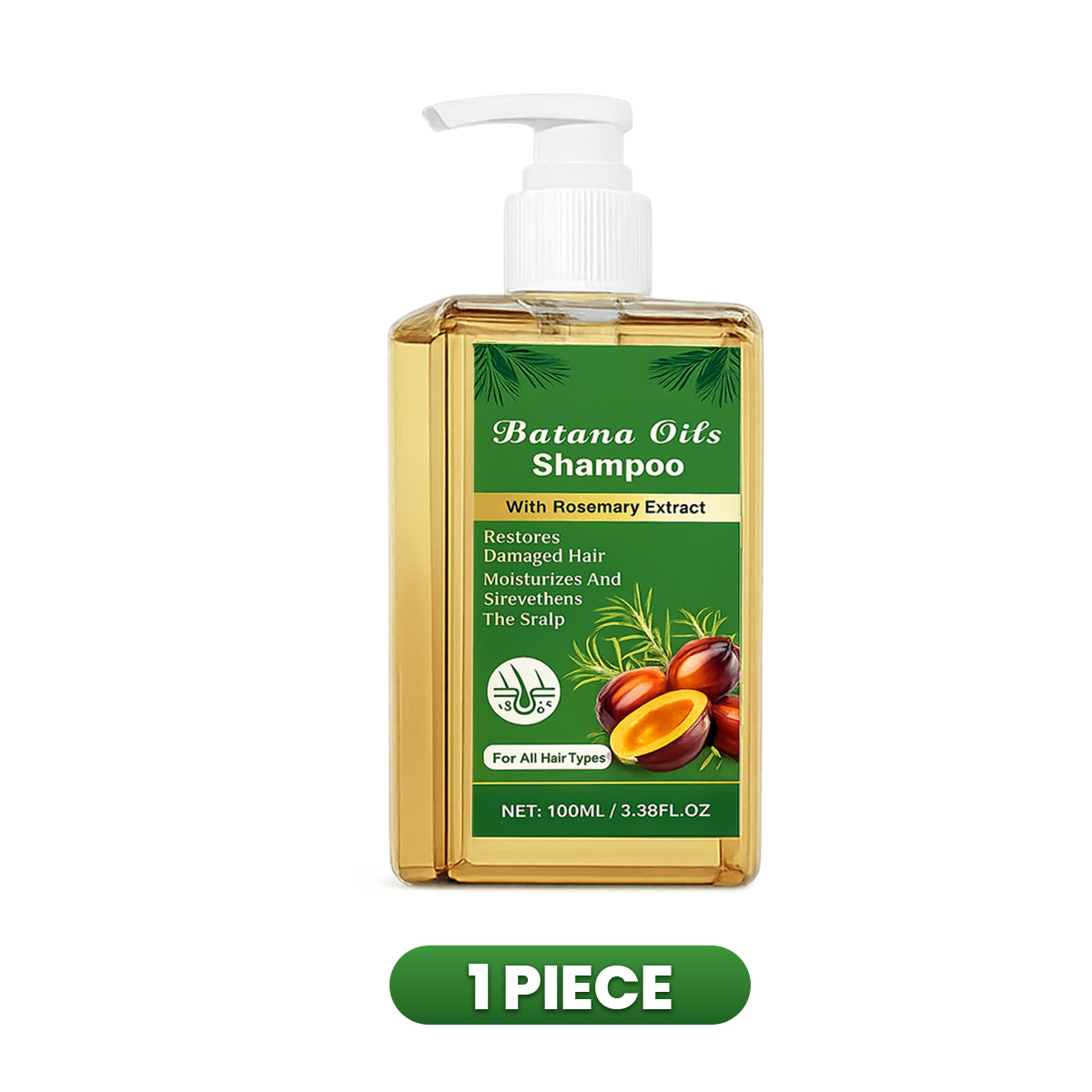 Batana Oil Shampoo with Rosemary Extract