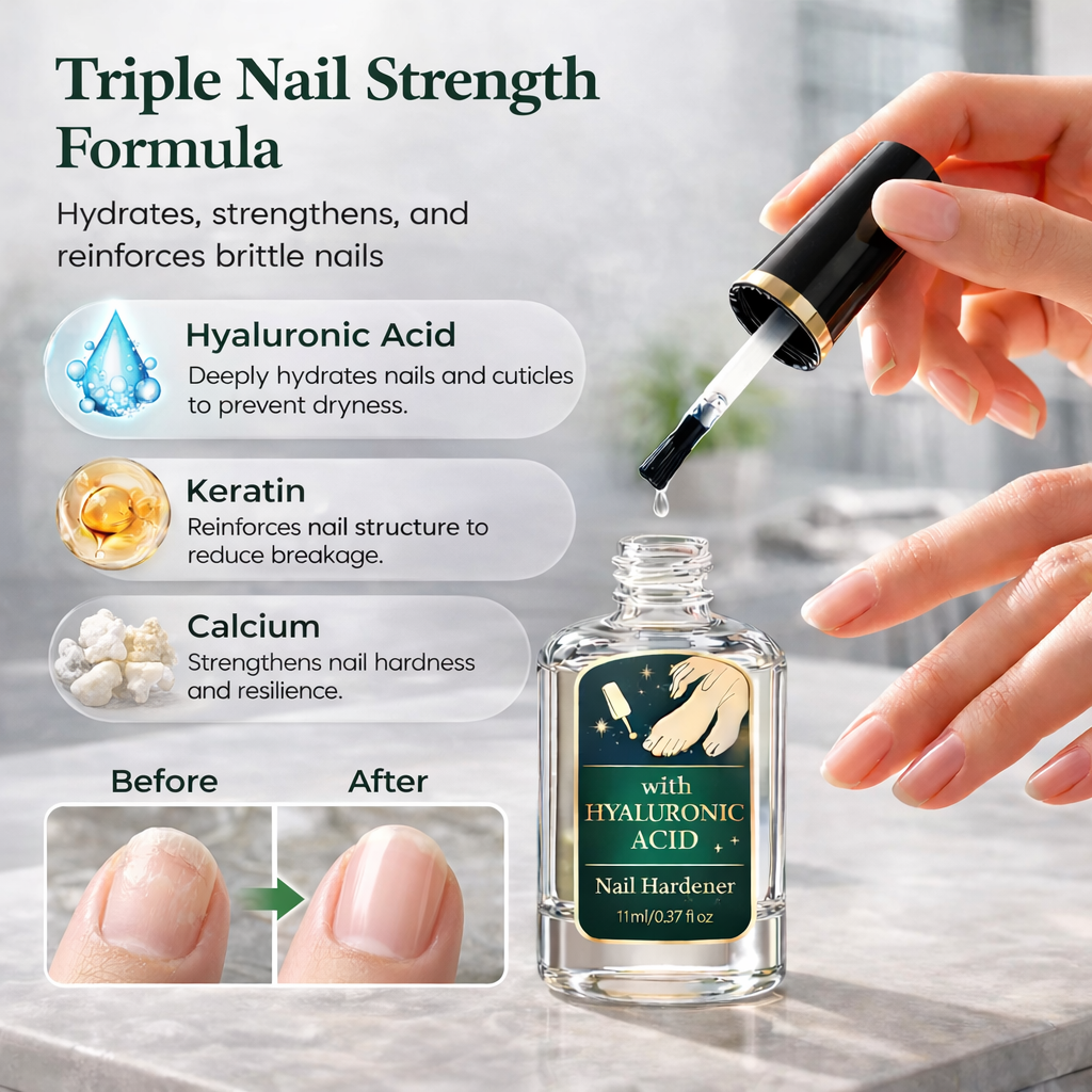 Last Day Promotion: 60% OFF⏰Hyaluronic Acid Nail Hydration Serum