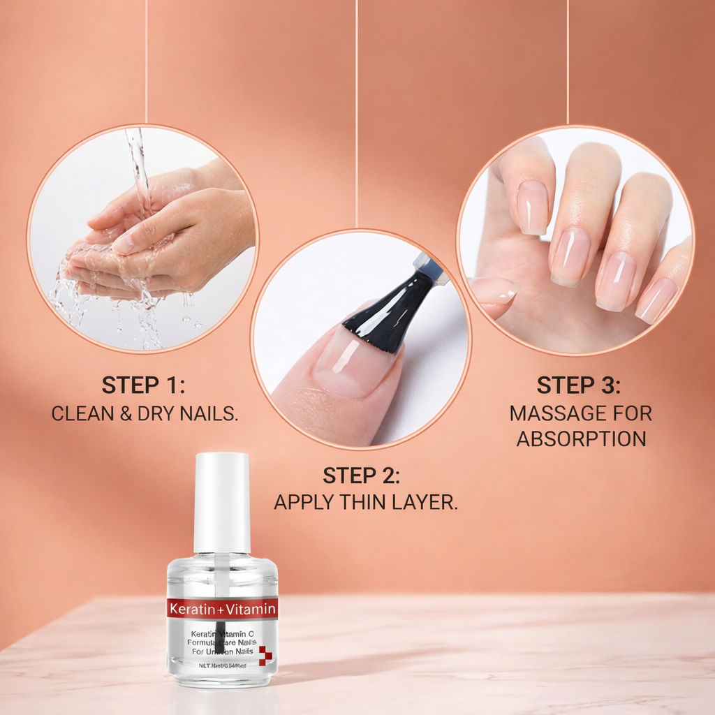 🎉Best Seller-60% Off💖 Keratin + Vitamins C Nail & Cuticle Oil, Impove Cracked Nails & Rigid Cuticles, Deep Moisture For Nails And Cuticles For Nail Growth