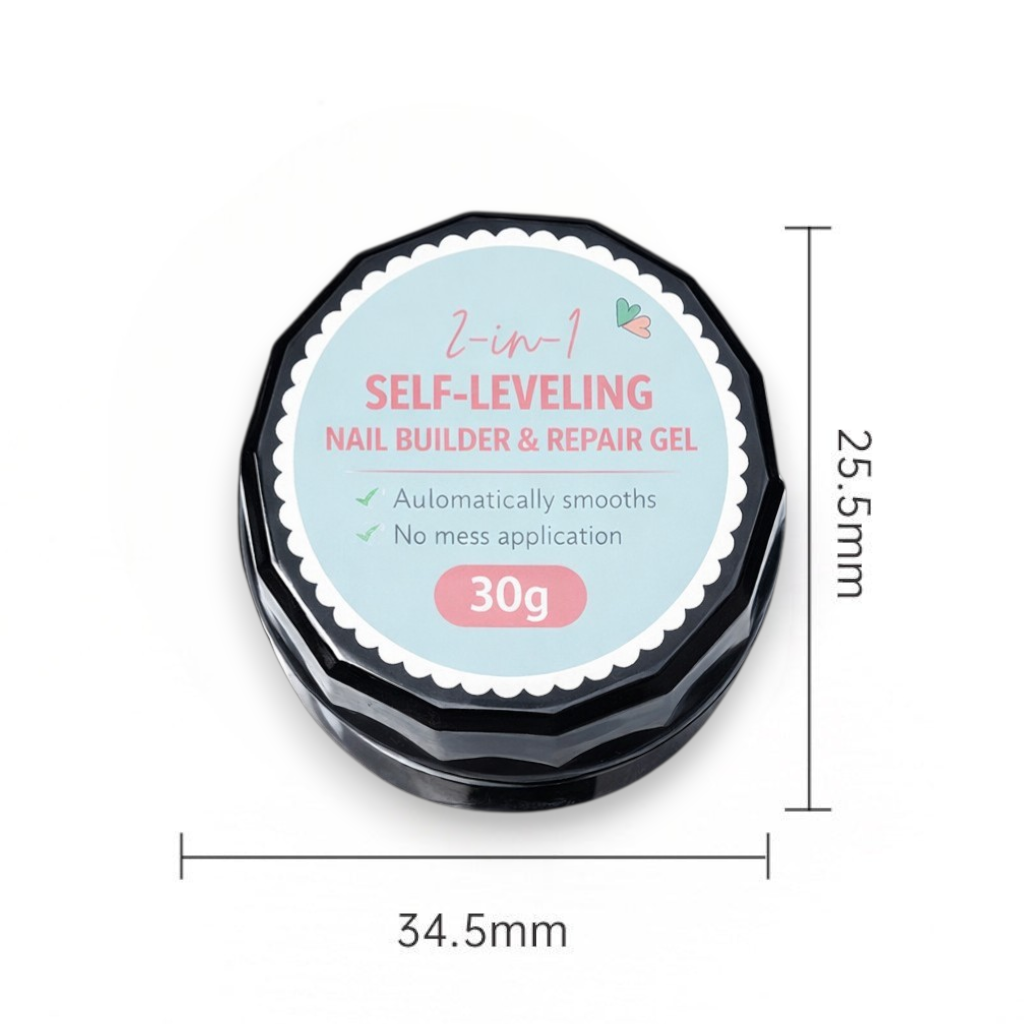 Last Day Promotion 60% OFF + FREE SHIPPING⏰ 2-in-1 Self-Leveling Nail Builder & Repair Gel 🏆 Over 50,000+ Sold