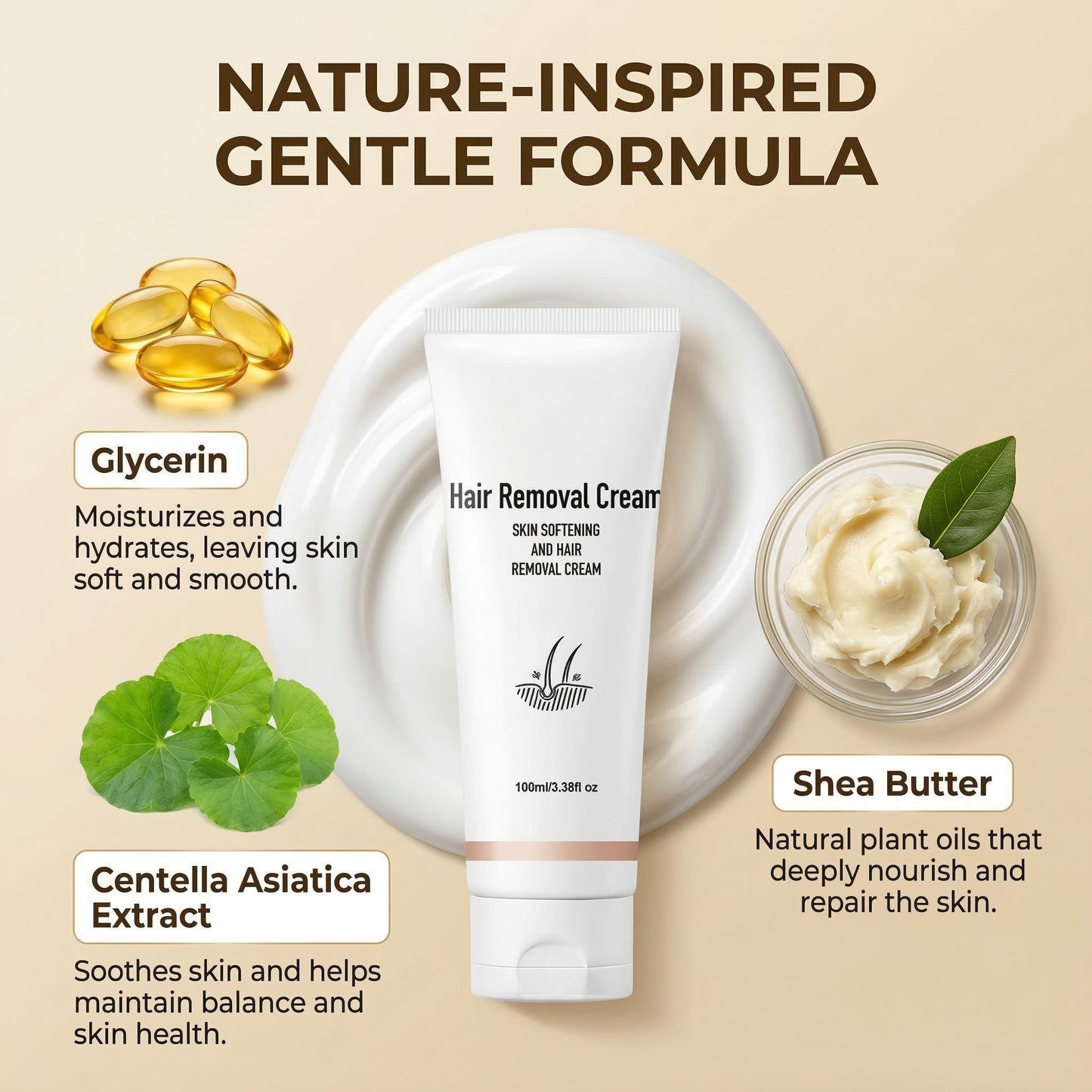 Versatile Aromatic Hair Removal Cream