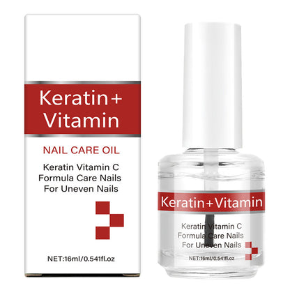 🎉Best Seller-60% Off💖 Keratin + Vitamins C Nail & Cuticle Oil, Impove Cracked Nails & Rigid Cuticles, Deep Moisture For Nails And Cuticles For Nail Growth