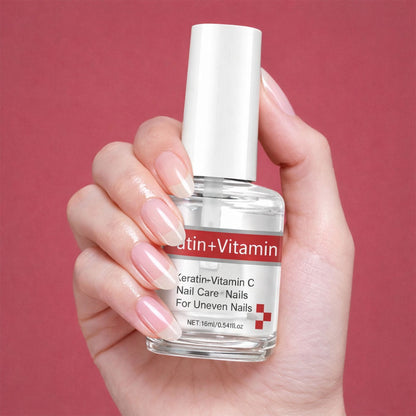 🎉Best Seller-60% Off💖 Keratin + Vitamins C Nail & Cuticle Oil, Impove Cracked Nails & Rigid Cuticles, Deep Moisture For Nails And Cuticles For Nail Growth