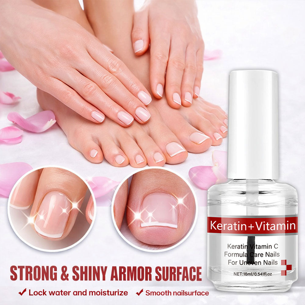 🎉Best Seller-60% Off💖 Keratin + Vitamins C Nail & Cuticle Oil, Impove Cracked Nails & Rigid Cuticles, Deep Moisture For Nails And Cuticles For Nail Growth