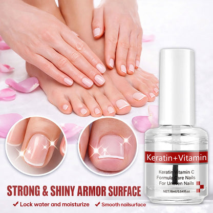 🎉Best Seller-60% Off💖 Keratin + Vitamins C Nail & Cuticle Oil, Impove Cracked Nails & Rigid Cuticles, Deep Moisture For Nails And Cuticles For Nail Growth