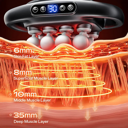 Premium Electric Deep Tissue Massager - 16 Head Full Body Electric Muscle Massager