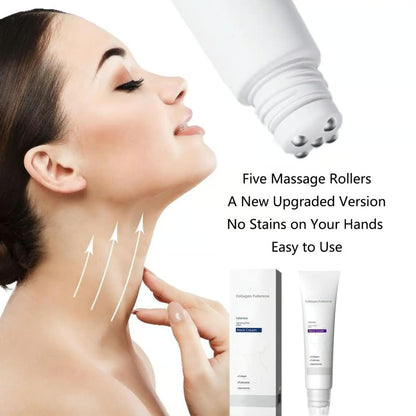 ✨Last Day Promotion 60% OFF ⏰ Collagen Firming & Wrinkle Cream with Five Rollers for All Around Massage