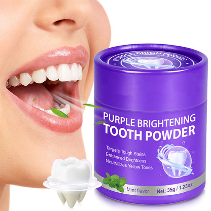 ✨Last Day Promotion 60% OFF ⏰ Purple Brightening Teeth Powder – Removes Stains, Enamel Safe & Sensitivity