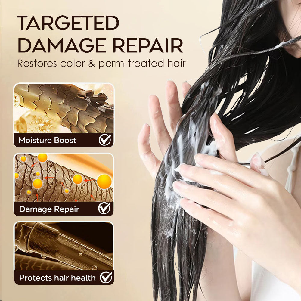 ⏰Just today – Sale 60% OFF 🔥 Professional Keratin Hair Treatment Mask for Dry Damaged Hair - Repair Nourishment Beauty - All Hair Types Masque