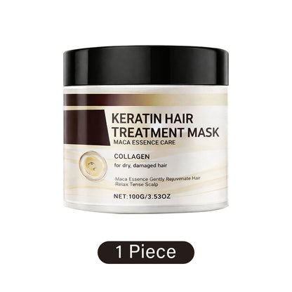 ⏰Just today – Sale 60% OFF 🔥 Professional Keratin Hair Treatment Mask for Dry Damaged Hair - Repair Nourishment Beauty - All Hair Types Masque