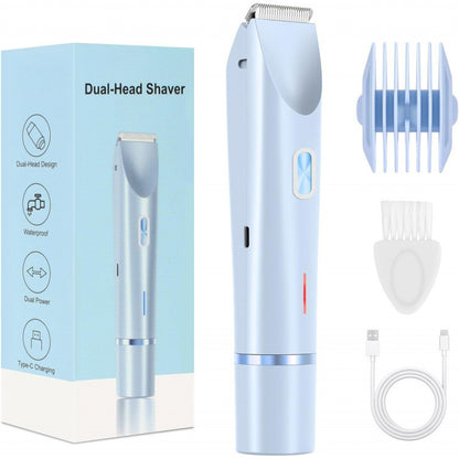 🔥 SUMMER SALE 60% 💞 2-in-1 Women’s Body Shaver & Bikini Trimmer ✨ Smooth Touch-Ups Without The Razor Burn
