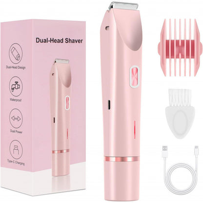 🔥 SUMMER SALE 60% 💞 2-in-1 Women’s Body Shaver & Bikini Trimmer ✨ Smooth Touch-Ups Without The Razor Burn