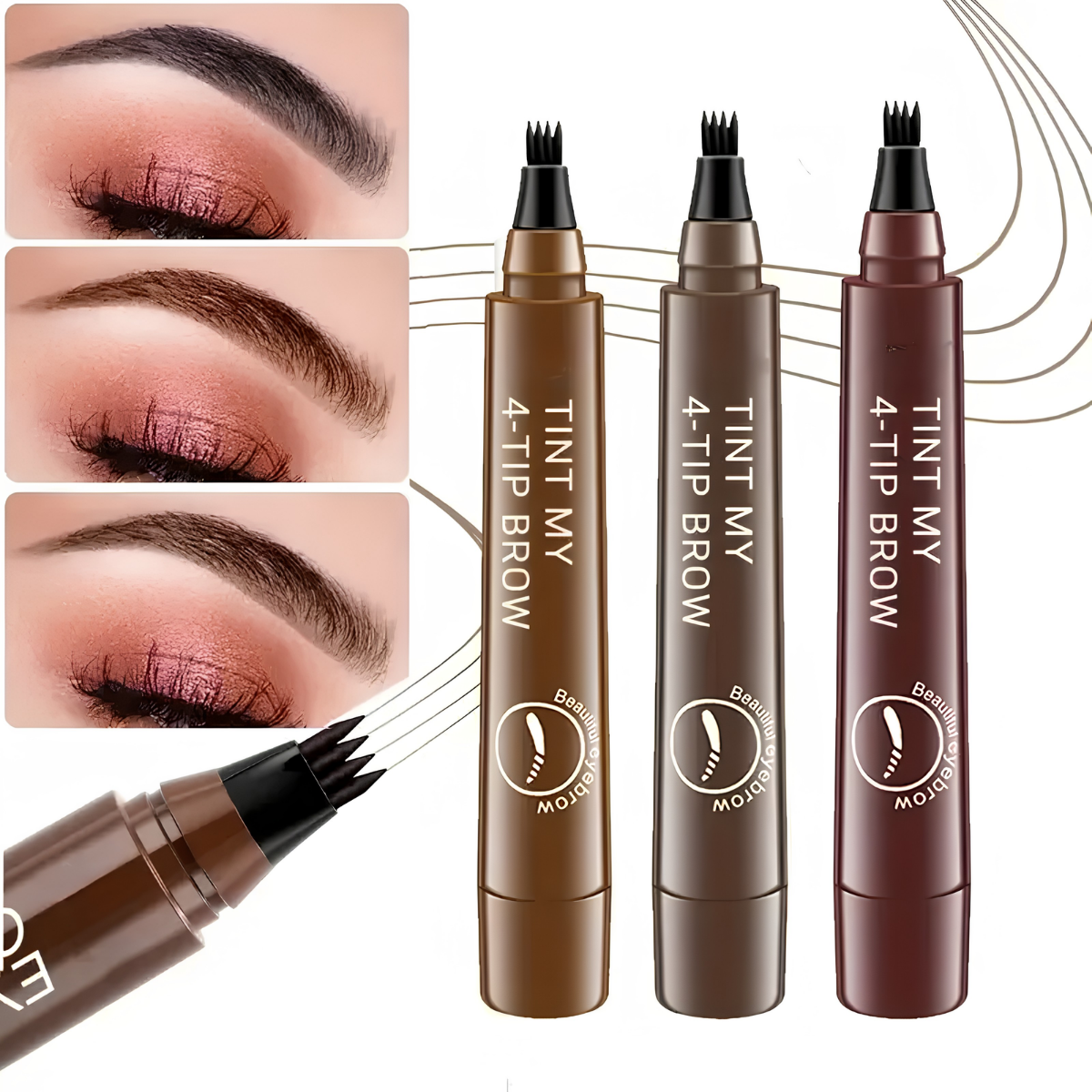 Last Day: 60% OFF🔥 4D Waterproof Eyebrow Pen - Beginners love it. Pros swear by it.