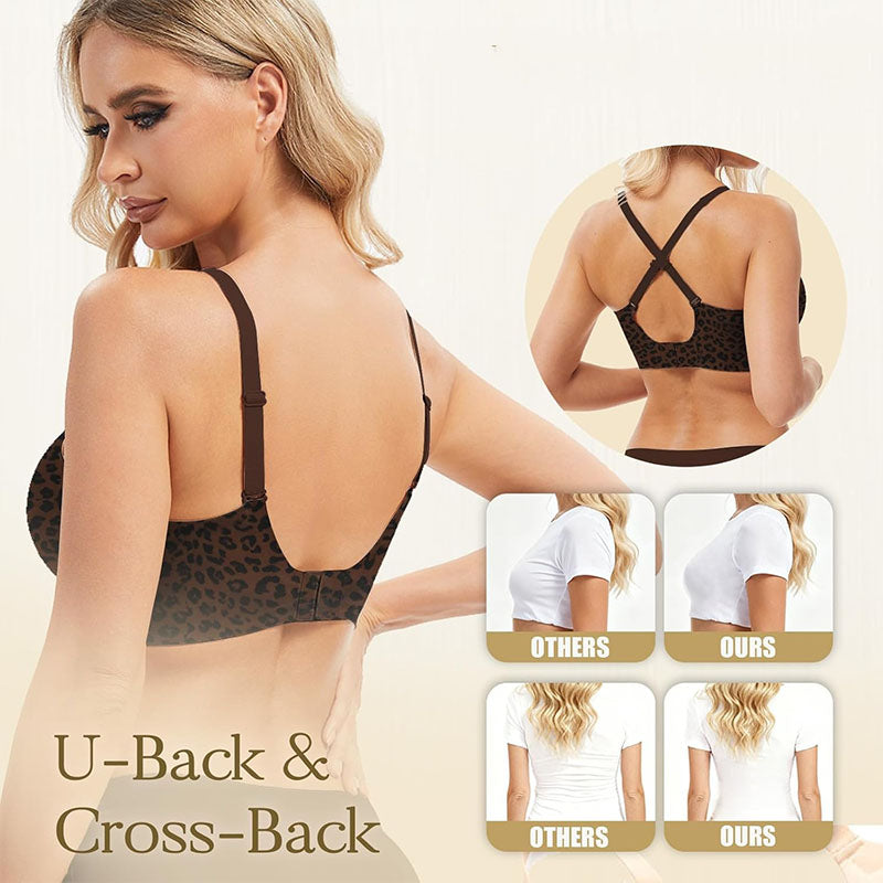 🎉Best Seller-60% Off💖 Women Jelly Bras Wirefree, Full Coverage No Underwire Everyday Bras Comfortable Wireless Padded Tshirt Bra