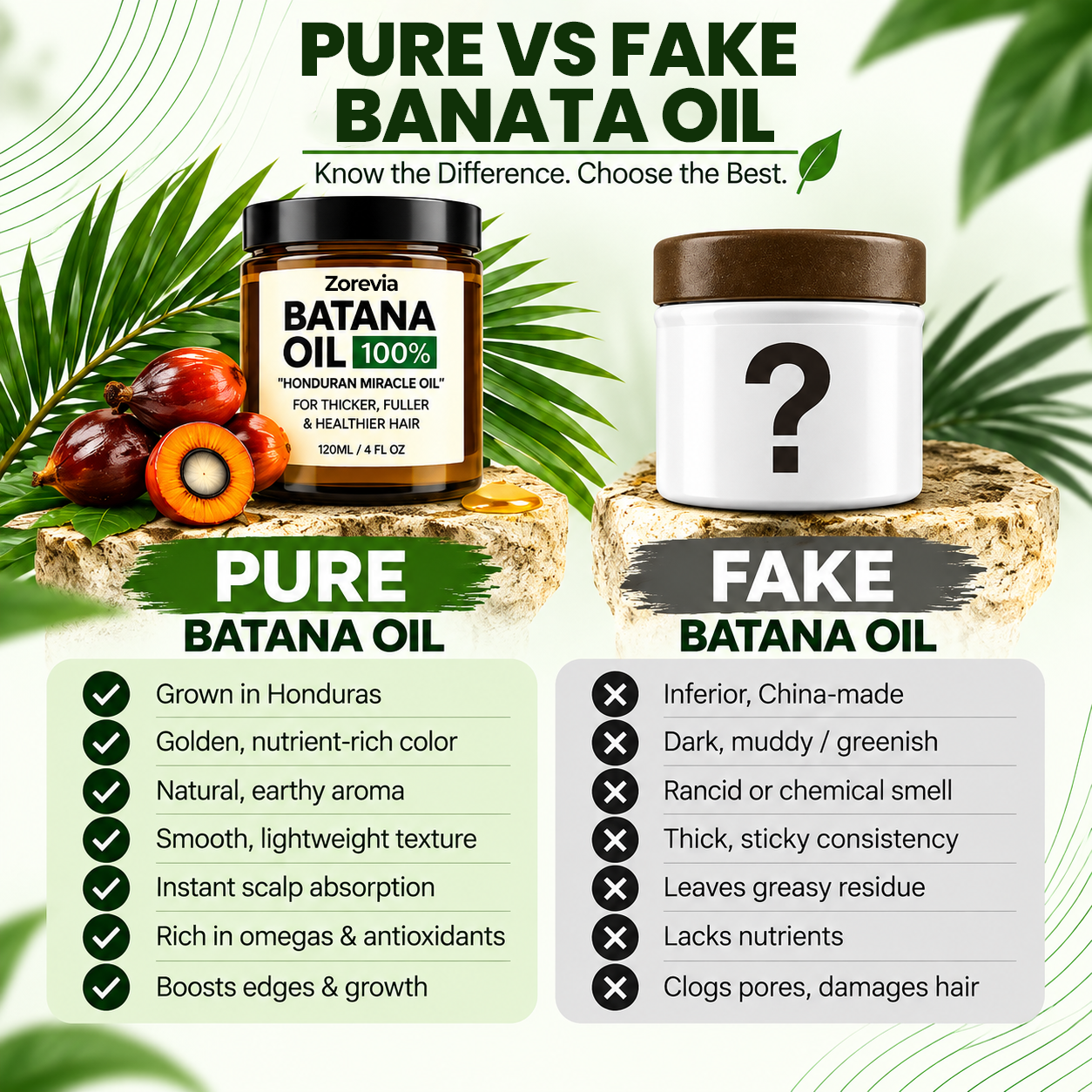 Zorevia™ Batana Natural Hair Growth Oil