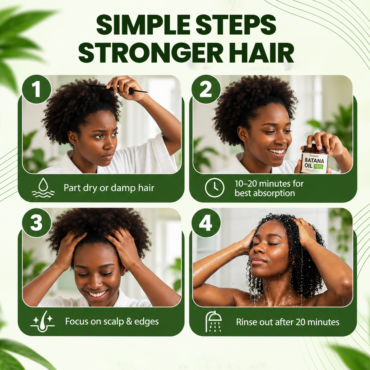 Zorevia™ Batana Natural Hair Growth Oil