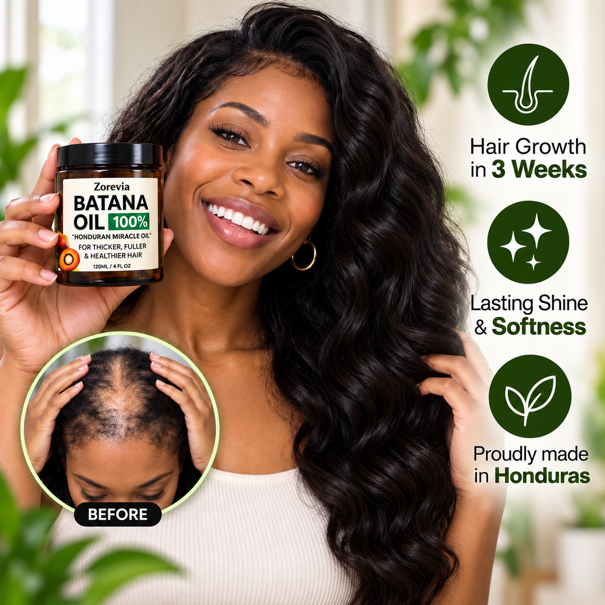 Zorevia™ Batana Natural Hair Growth Oil