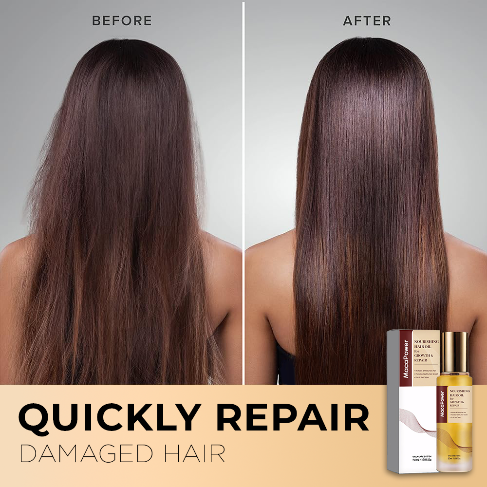MacaPower Nourishing Hair Oil for Hair Growth & Repair