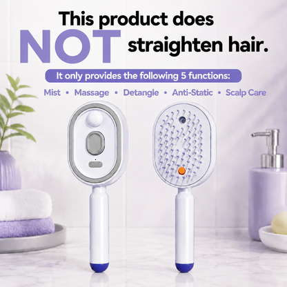 🔥Day SALE: 60% OFF🔥Electric Spray Air Cushion Massage Comb