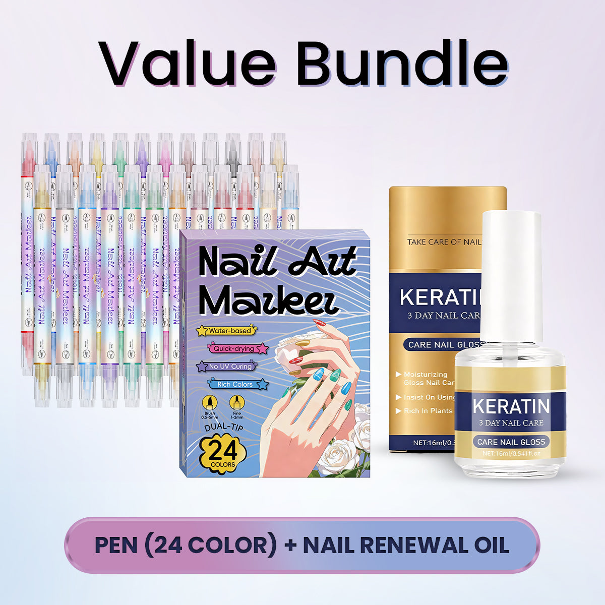 🎨 HOT DEAL 50% OFF! Dual‑Tip Nail Art Pens – Quick‑dry, no UV lamp.
