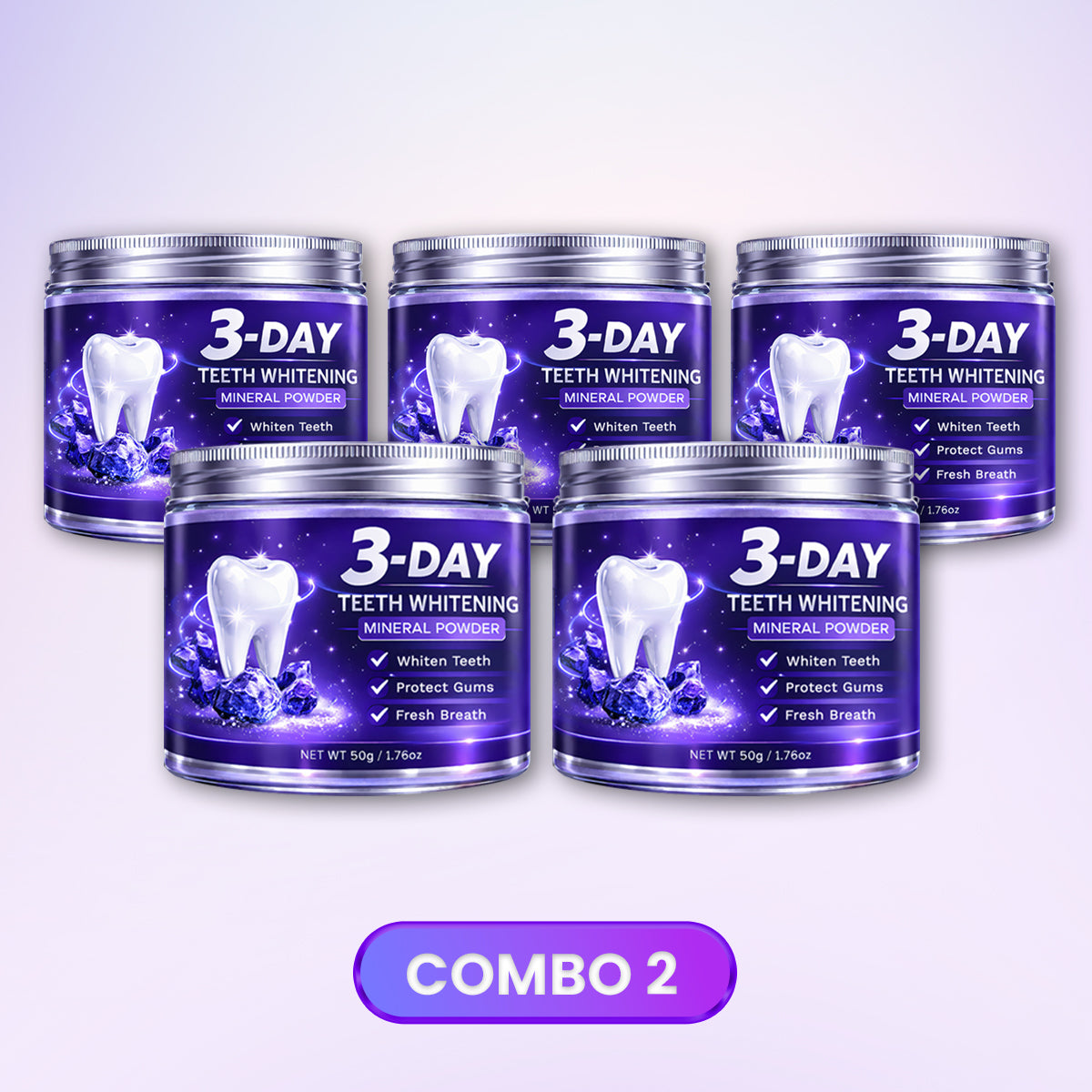 3-Day Teeth Whitening Mineral Powder