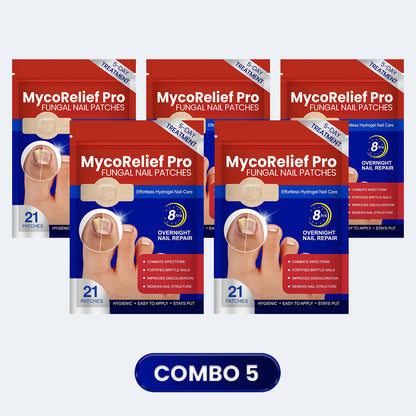 Last Day Promotion 60% OFF⏰ MycoRelief Pro Fungal Nail Patches✨ From Yellow to Healthy Nails in 5 Days