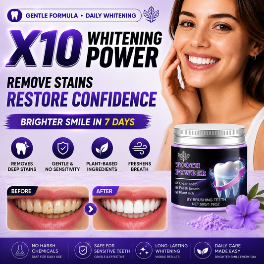 ⏰SUMMER SALE 60%🔥Advanced Teeth Whitening Powder – 2026 Expert-Formulated Whitening  Fomula