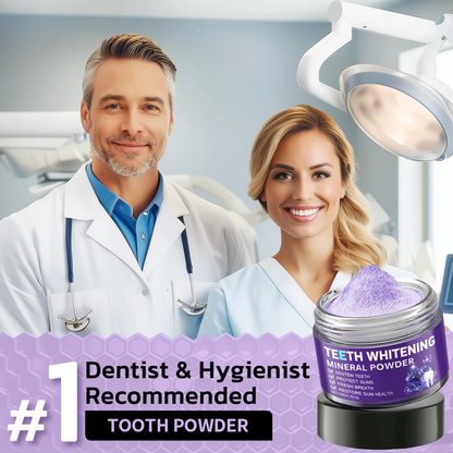 Last Day Promotion 60% OFF🔥 Advanced Mineral Whitening Tooth Powder - Removes Stains, No Sensitivity