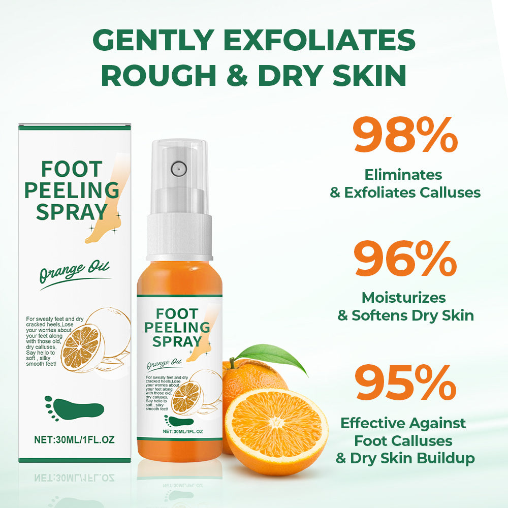 Last Day Promotion 60% OFF🔥 Orange Oil Foot Callus Removal Spray – Smooth & Callus-Free in 5 Minutes
