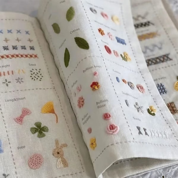 All-Scenario Embroidery Stitch Book Kit Upsell