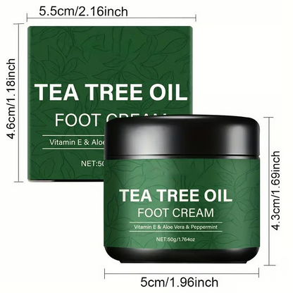 🔥60% OFF + FREESHIP🔥Tea Tree Oil Foot Cream