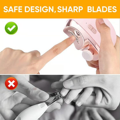 ⏳Time-Limited Special 60% OFF⏰ 3 in 1 Automatic Electric Nail Clipper, 2026 Upgraded USB Rechargeable Strong Power Nail Trimmer for Fingernails Toenails