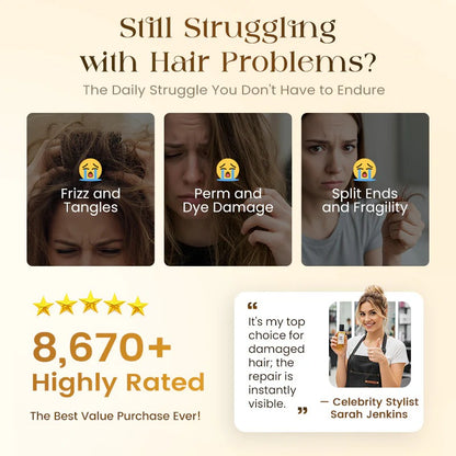 HOT DEAL 60% OFF⏰Professional Keratin Radiance Hair Serum Spray⚡From Frizz to Gloss in 10 Seconds