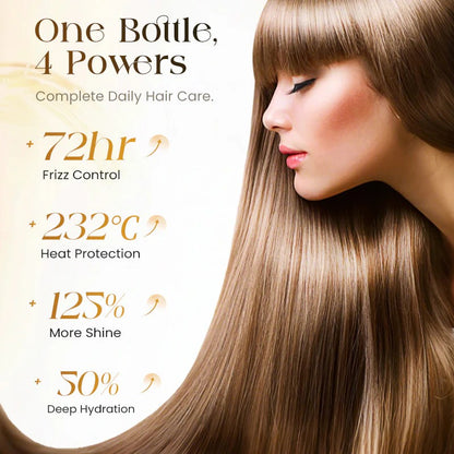 HOT DEAL 60% OFF⏰Professional Keratin Radiance Hair Serum Spray⚡From Frizz to Gloss in 10 Seconds