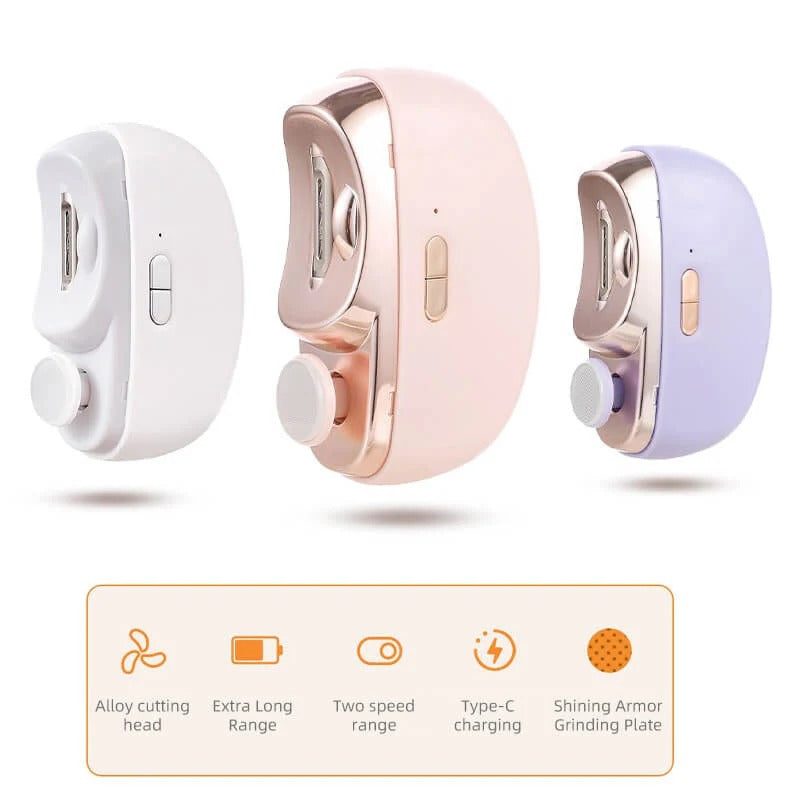 ⏳Time-Limited Special 60% OFF⏰ 3 in 1 Automatic Electric Nail Clipper, 2026 Upgraded USB Rechargeable Strong Power Nail Trimmer for Fingernails Toenails