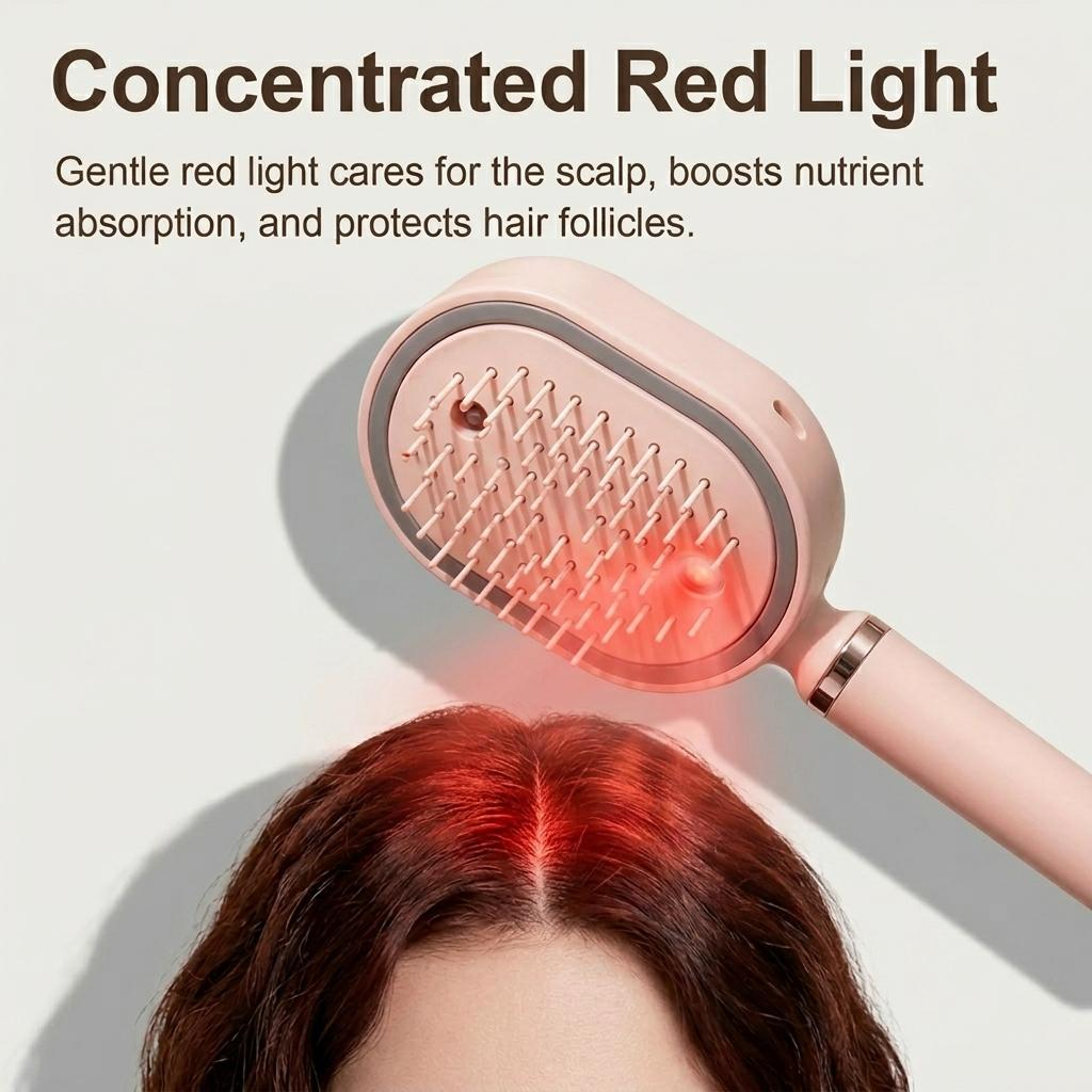 🔥Day SALE: 60% OFF🔥Electric Spray Air Cushion Massage Comb