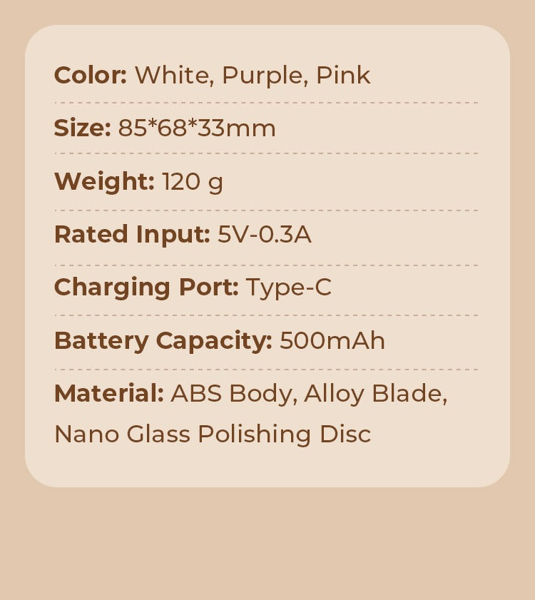 2-in-1 Automatic Electric Nail Clipper with Polishing US