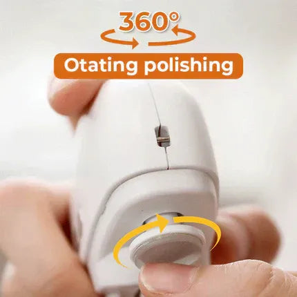 2-in-1 Automatic Electric Nail Clipper with Polishing US