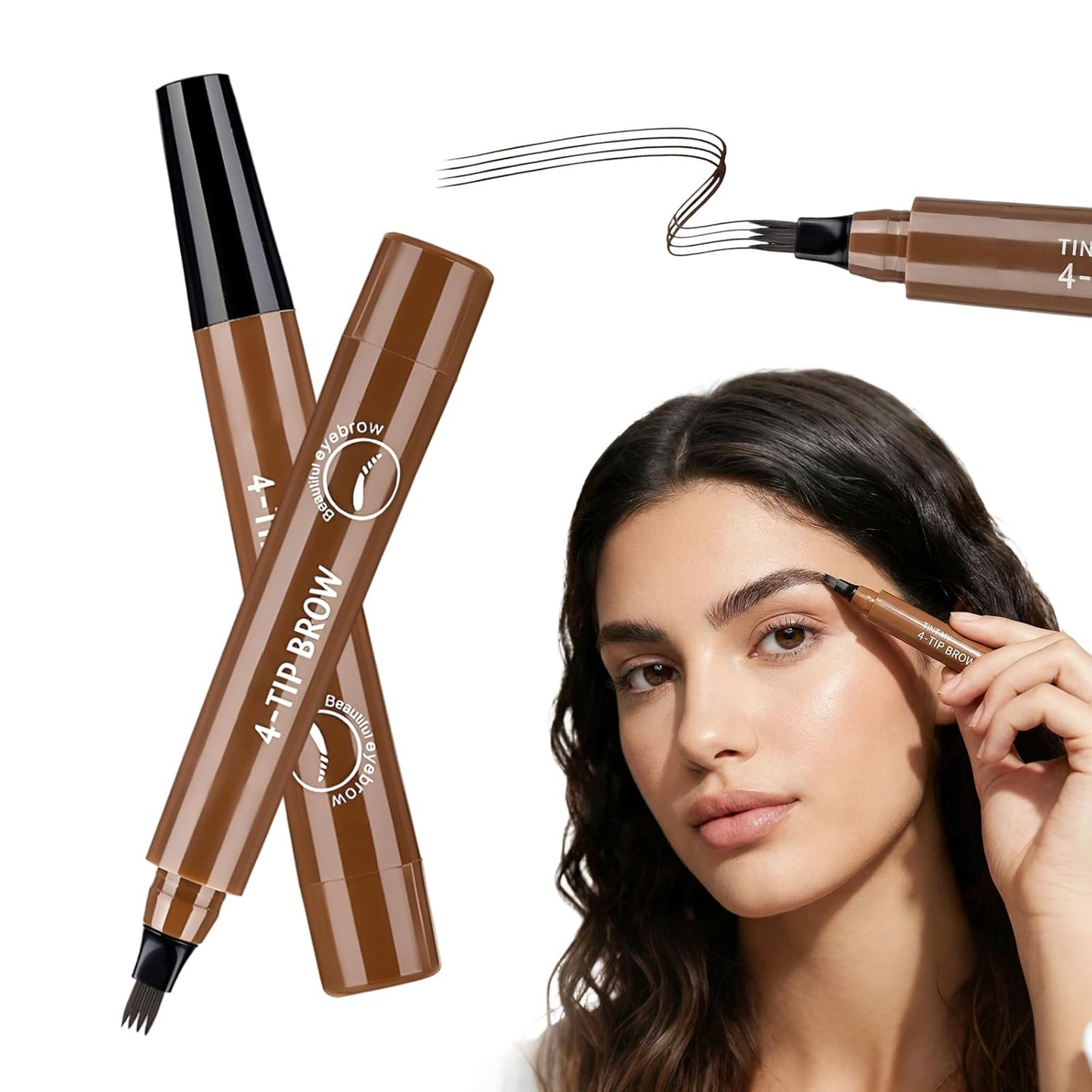 Last Day: 60% OFF🔥 4D Waterproof Eyebrow Pen - Beginners love it. Pros swear by it.