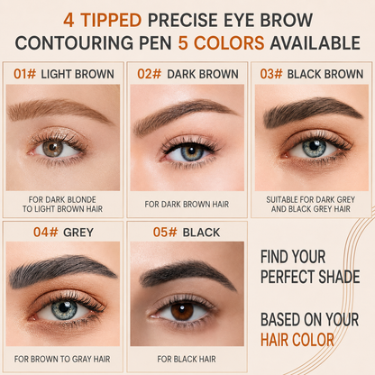 Last Day: 60% OFF🔥 4D Waterproof Eyebrow Pen - Beginners love it. Pros swear by it.