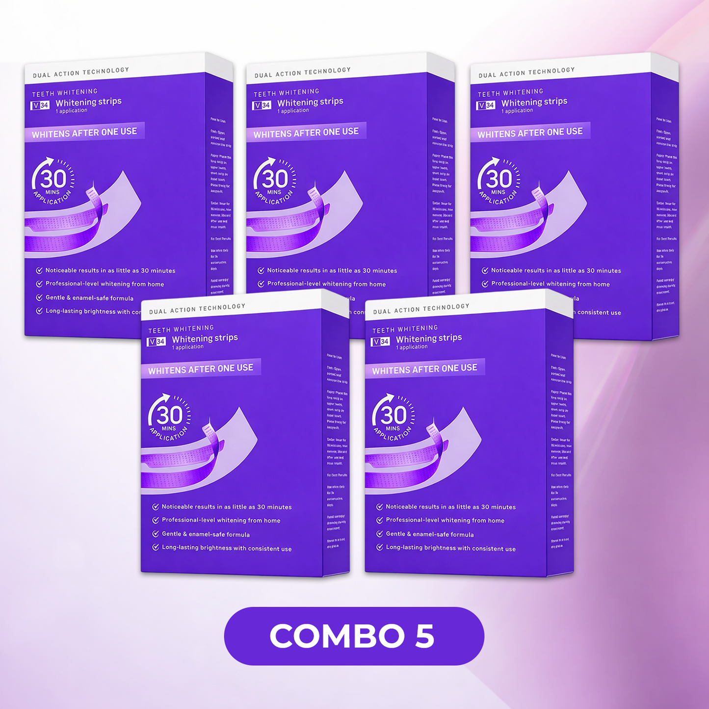 V34 Whitening Strips