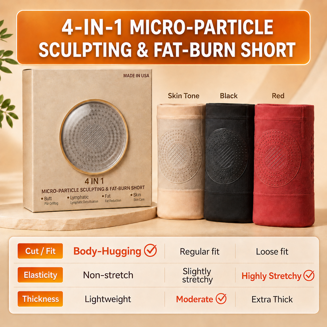 Last Day Promotion 60% OFF⏰ Thermogenic Fat-Burning Sculpting Shorts - Only 30 Minutes Daily, No Gym Needed!