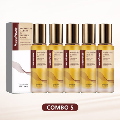 MacaPower Nourishing Hair Oil for Hair Growth & Repair